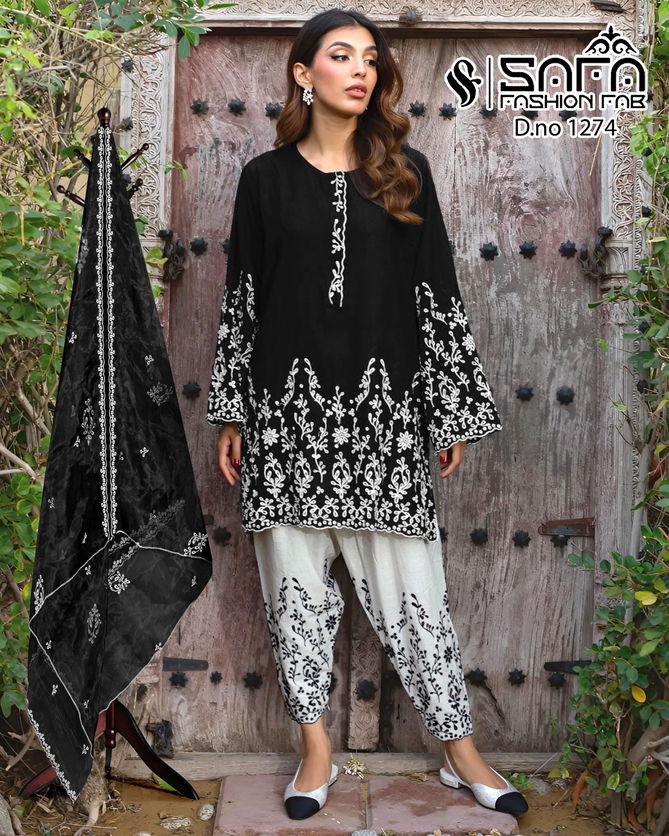 Safa 1274 Viscose Pakistani Readymade Suits Wholesale Shop In Surat